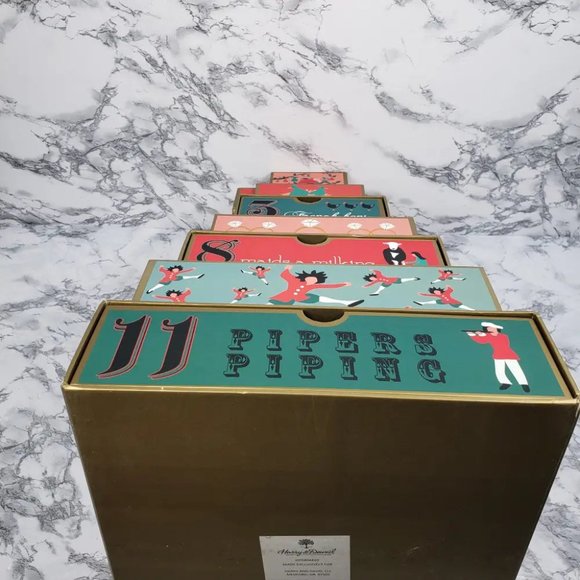 Harry & David Twelve Days Christmas Tower Drawer Box - Picture 6 of 10